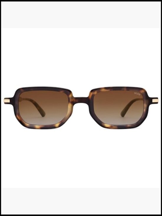 Retro Polarized Rectangular Hexagon Sunglasses UV400 Protection main image 7